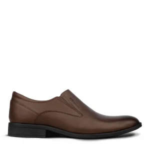 ZAPATO MOCASIN DE CUERO MARRON H551
